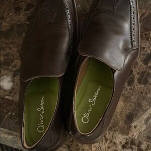 Dark Brown Leather Loafers